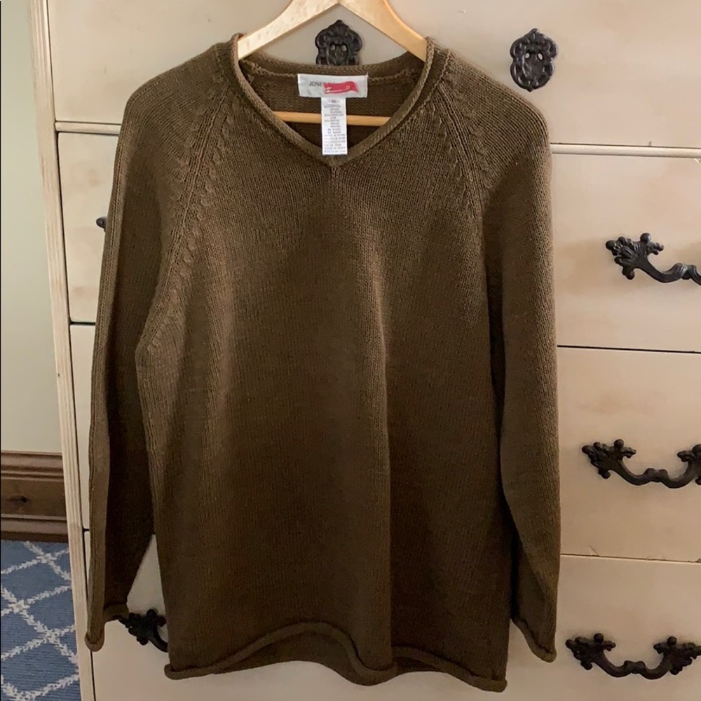 JONES NY V neck pullover